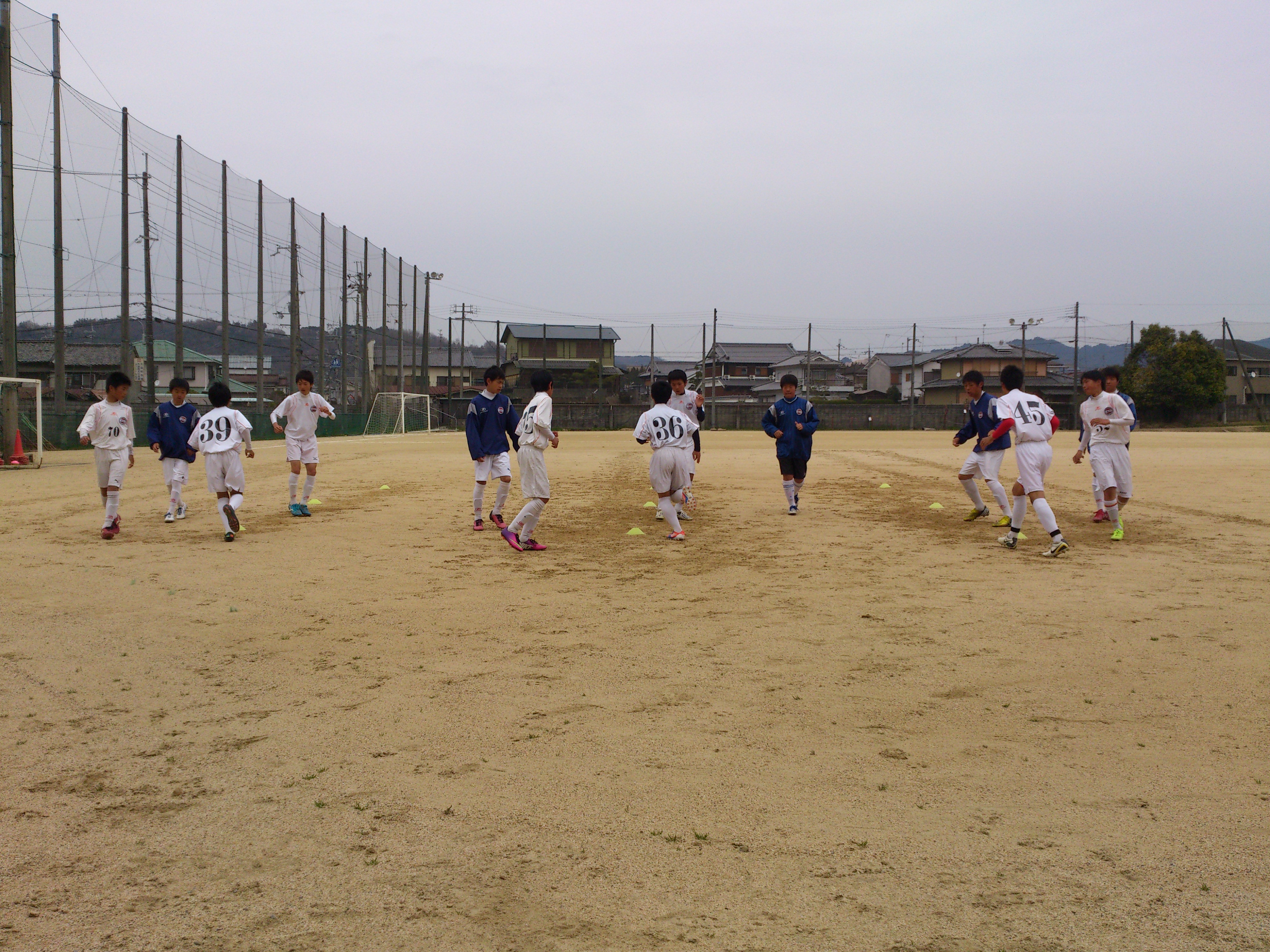 春休み恒例 奈良遠征13 高知中学校 サッカー部