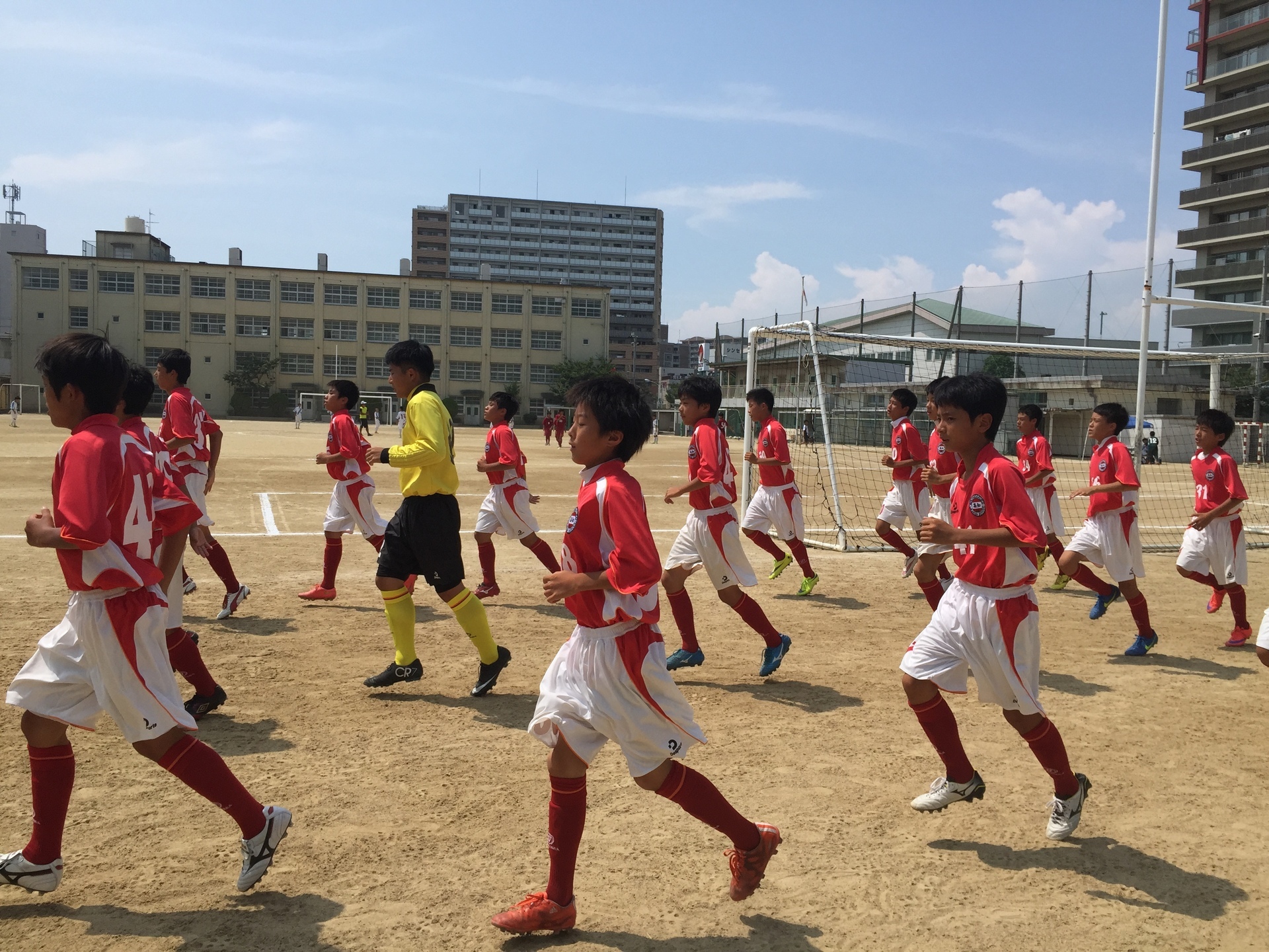 中２ 大阪遠征 高知中学校 サッカー部