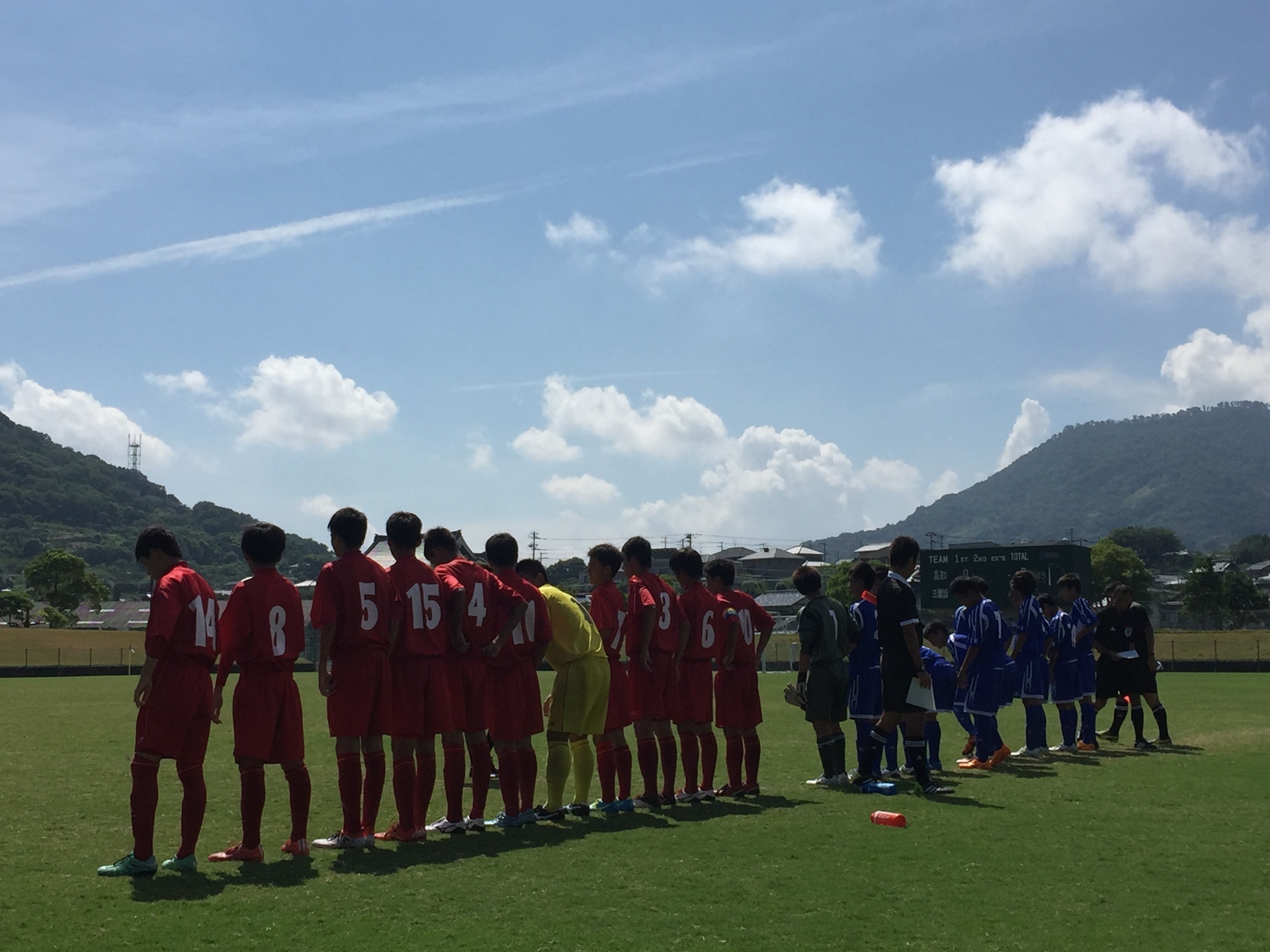 四国総体 準決勝 Vs 三津浜中学校 高知中学校 サッカー部